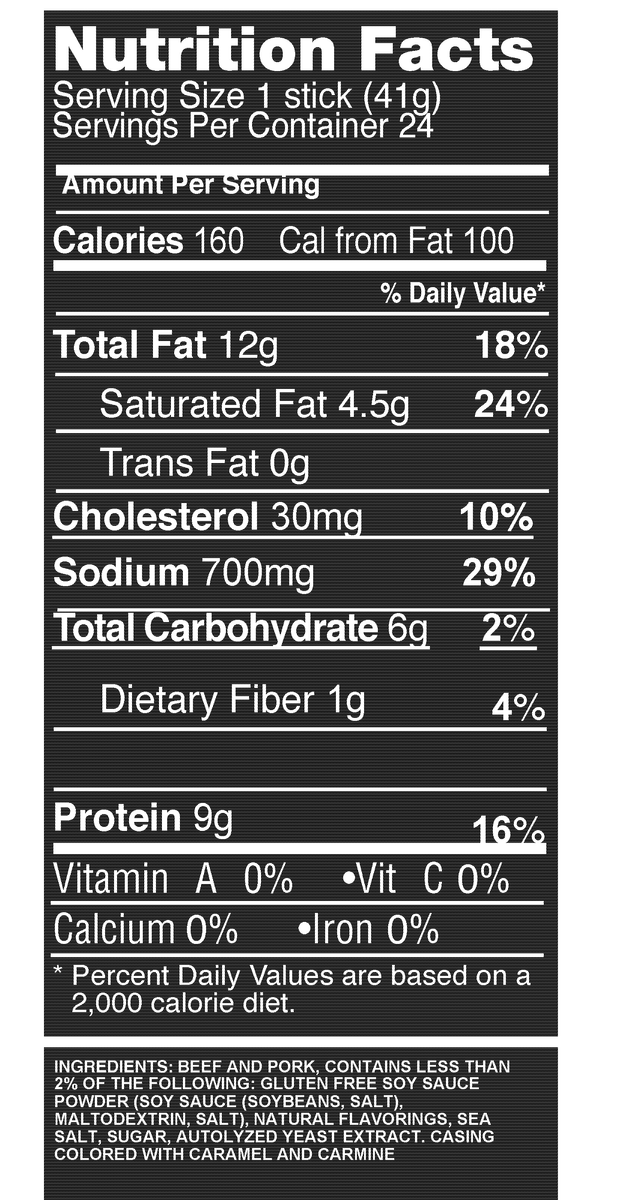 123 Large Tillamook Teriyaki Meat Sticks TCS Fundraising