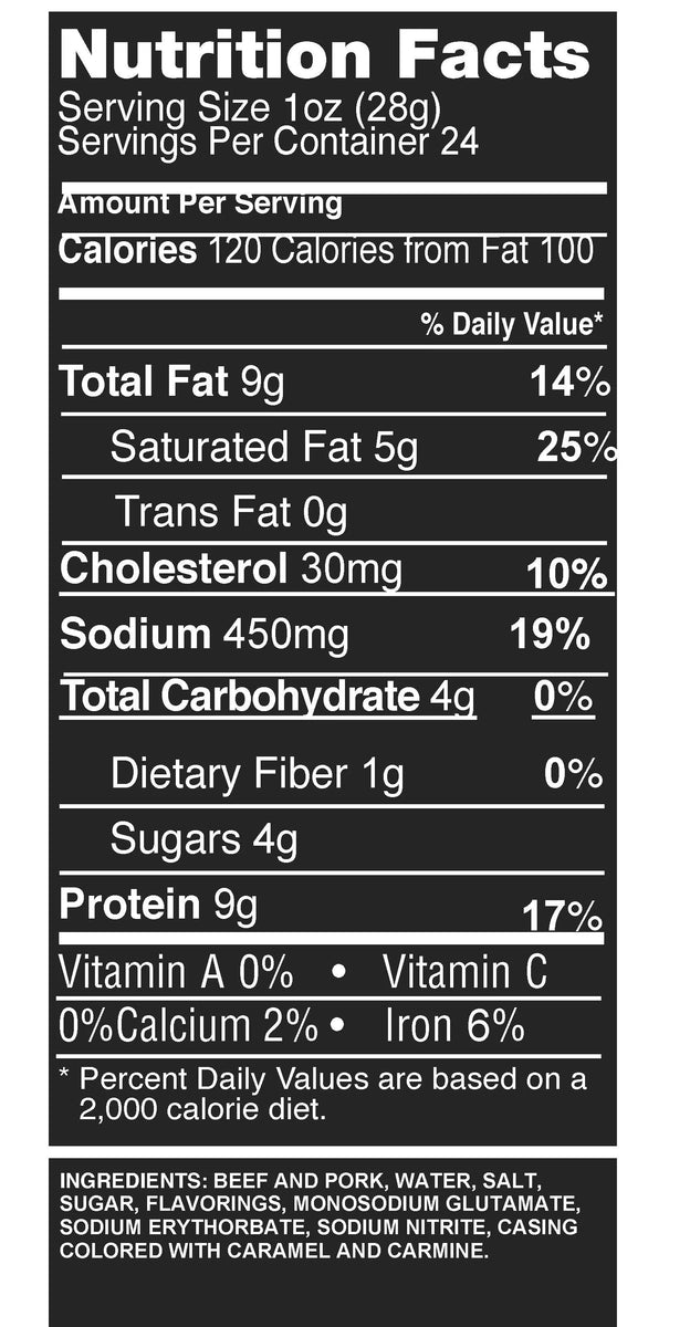 111 Tillamook Pepperoni Meat Sticks 1 oz Fundraising TCS Fundraising