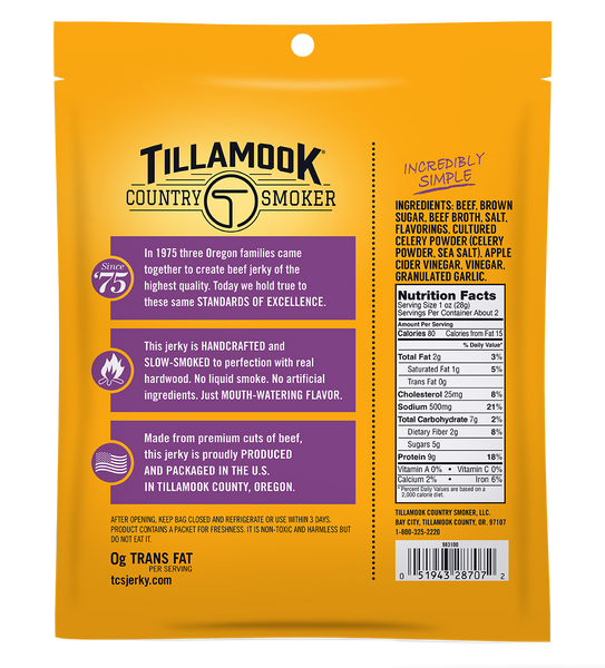 #145 Tillamook Spicy and Sweet Beef Jerky